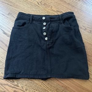 Denim mini skirt